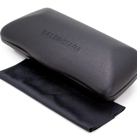 NEW BALENCIAGA BB0150S 003 SQUARE SILVER EYEWEAR - Picture 5 of 5